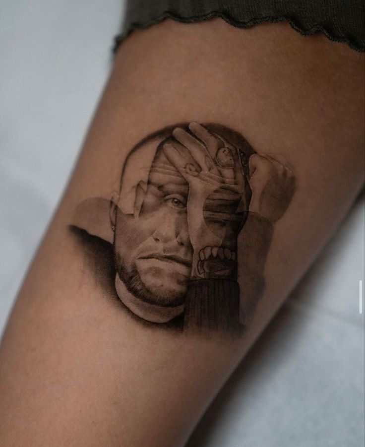 Kenny Go on Instagram: "Mac Miller, Circles . . . . . . . . #macmiller  #macmillertattoo #ripmacmiller #ripmac #ti… in 2025 | Circle tattoo, Mac  miller tattoos, Cool tattoos