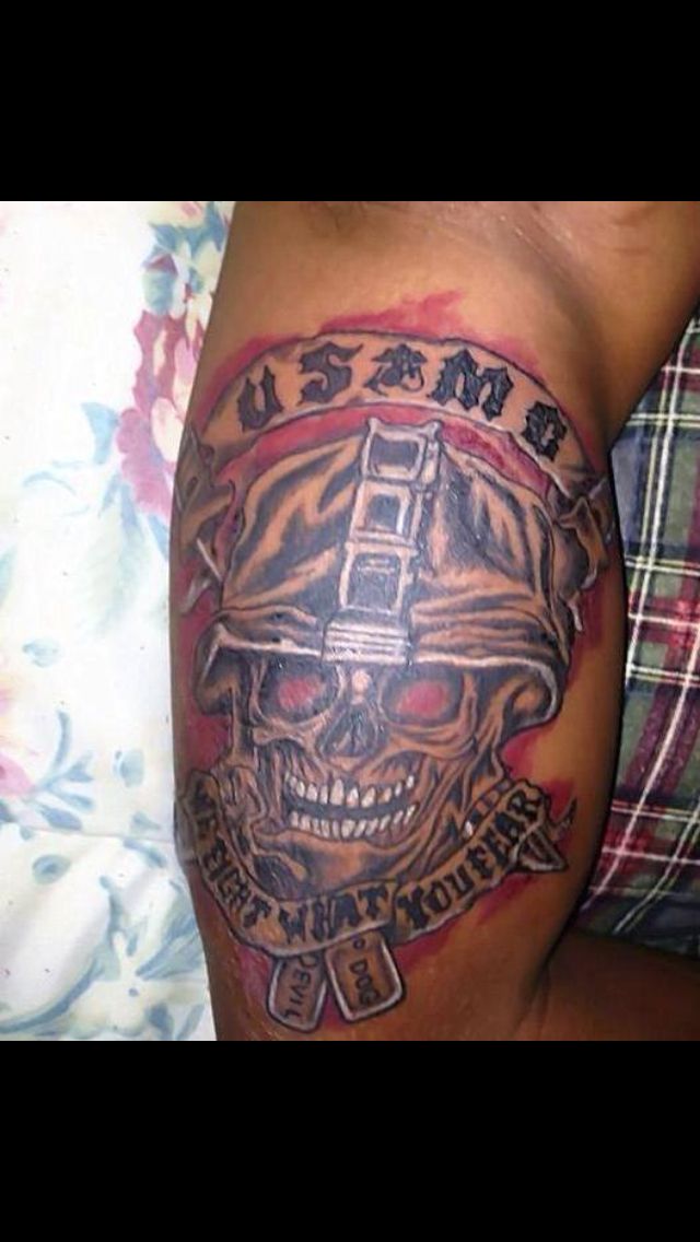 Marine tattoo
