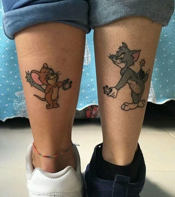 25+ Tom And Jerry Tattoo Ideas For Cartoon Fans