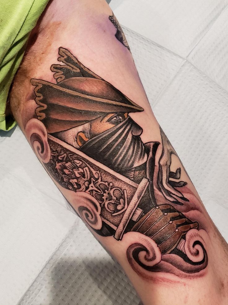 Second session of Bloodborne Tattoo