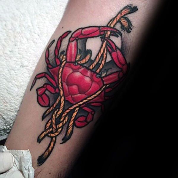 79 Cool Crab Tattoo Designs for Men