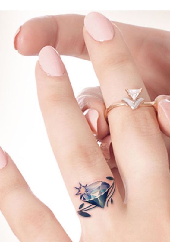 50+ Creative Wedding Ring Tattoo Ideas for Newlyweds