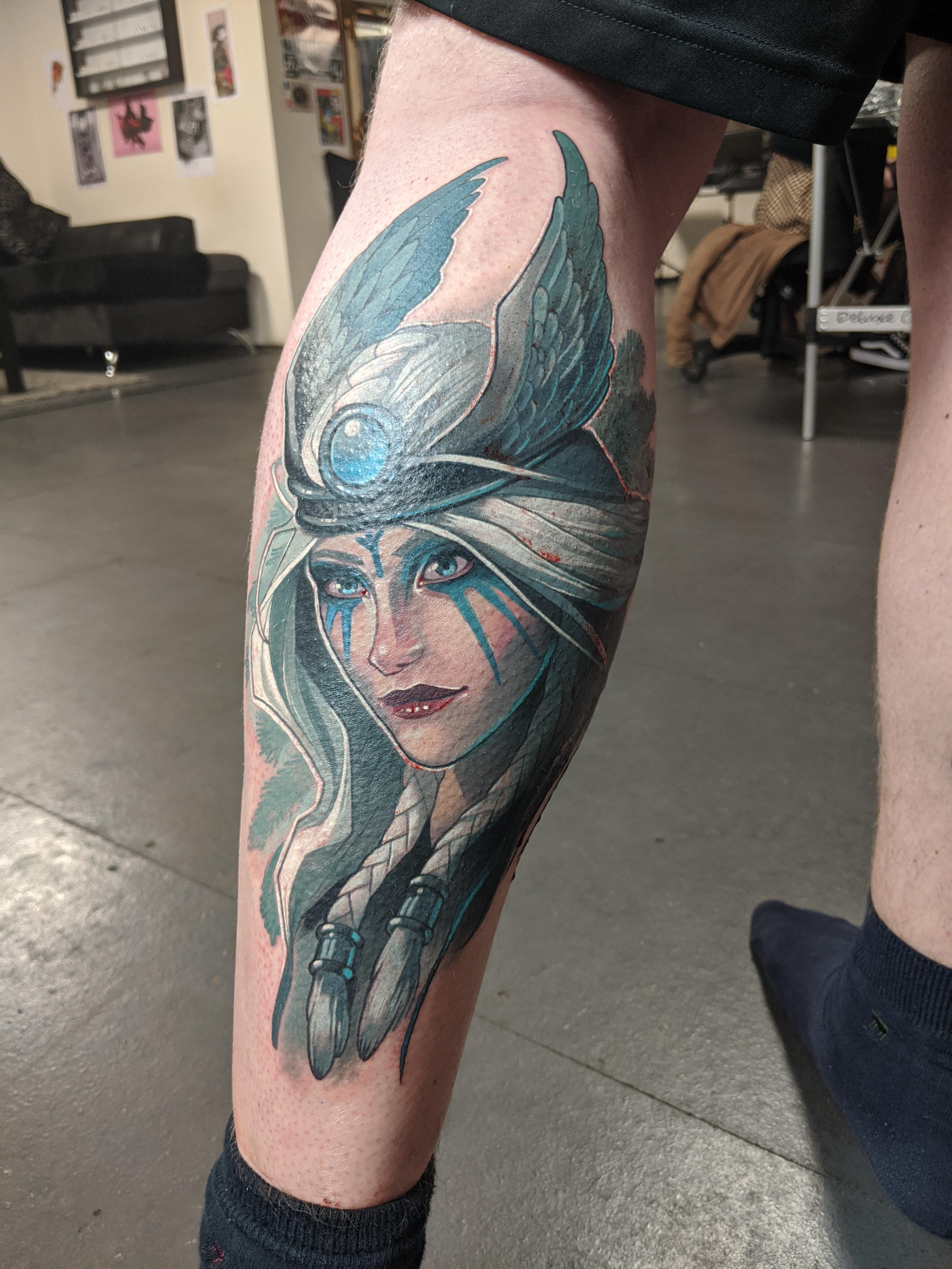 Norse Goddess Freya, done by Adam White @ HelterSkelter tattoo UK | Goddess tattoo, Tattoo uk, Tattoos