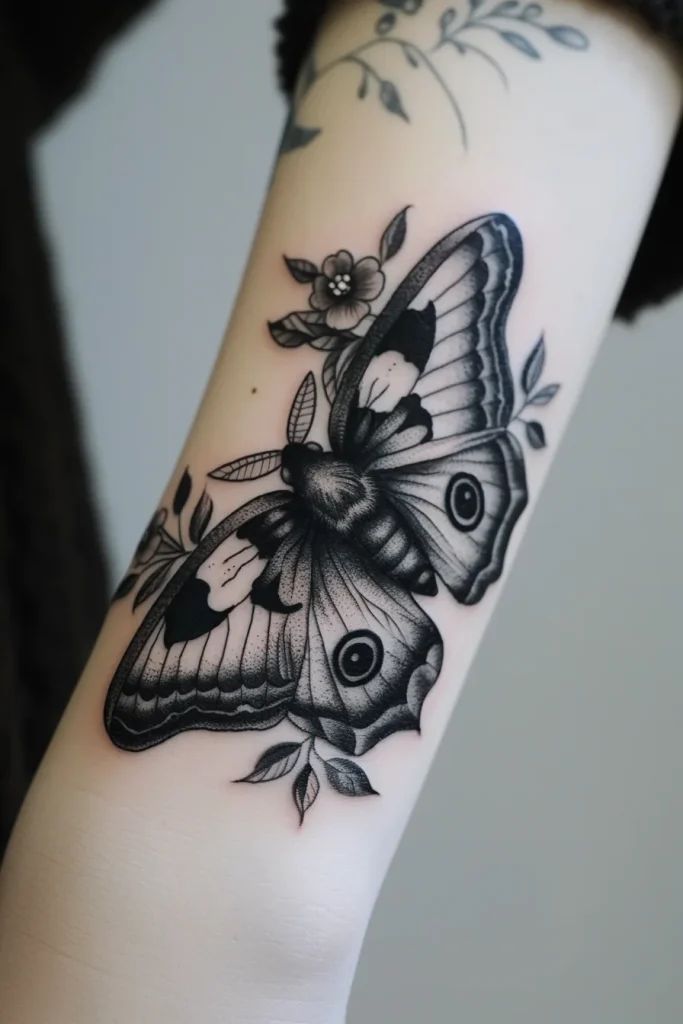 Meaning Of Tattoo Of A Moth | Moth Tattoo Design Ideas
