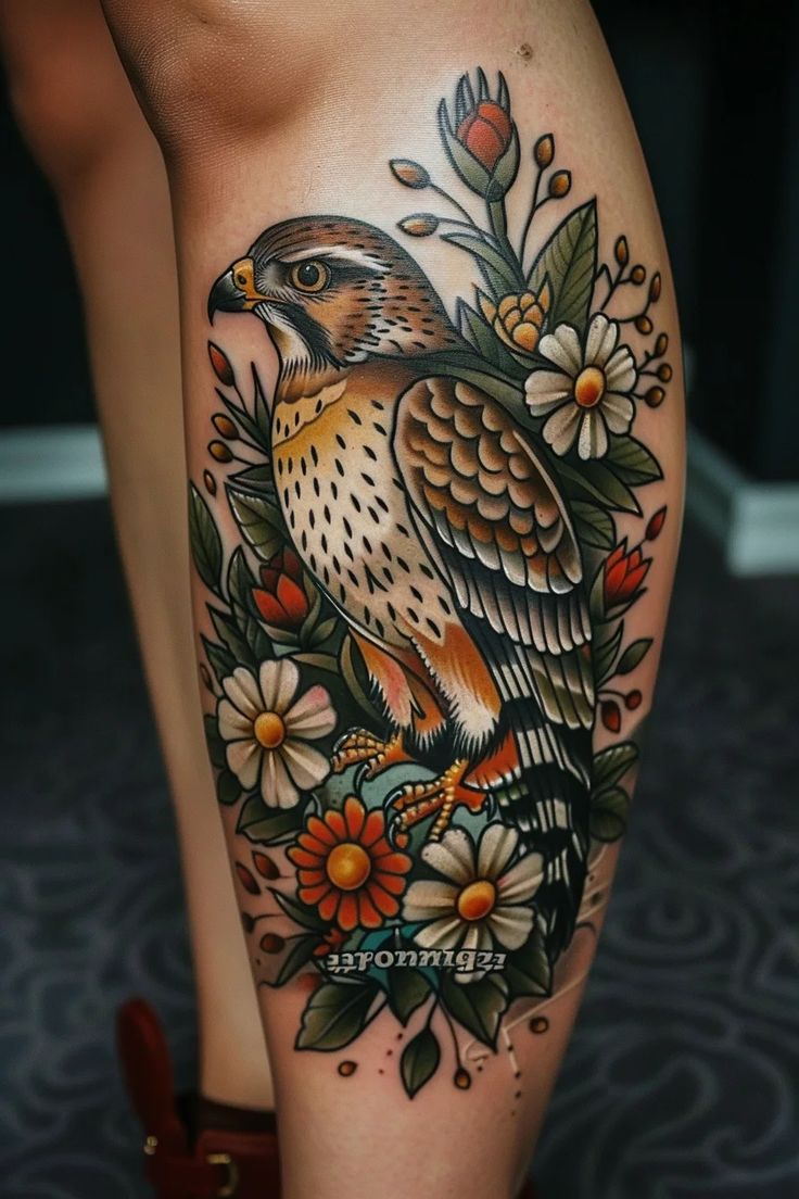 Hawk Tattoo Design Ideas
