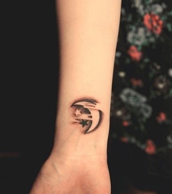 50 Examples of Moon Tattoos | Art and Design