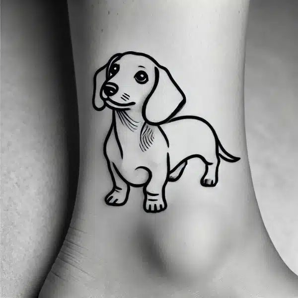 Best Dachshund Tattoo Designs