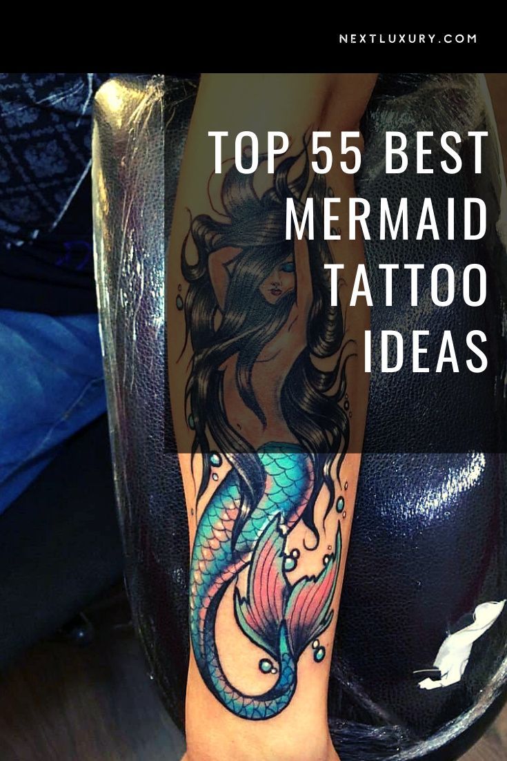 Top 55 Best Mermaid Tattoo Ideas - [2020 Inspiration Guide]