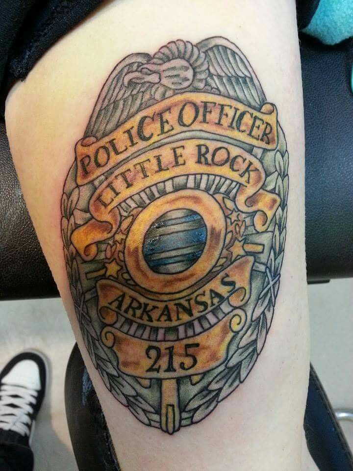 My father's police badge
