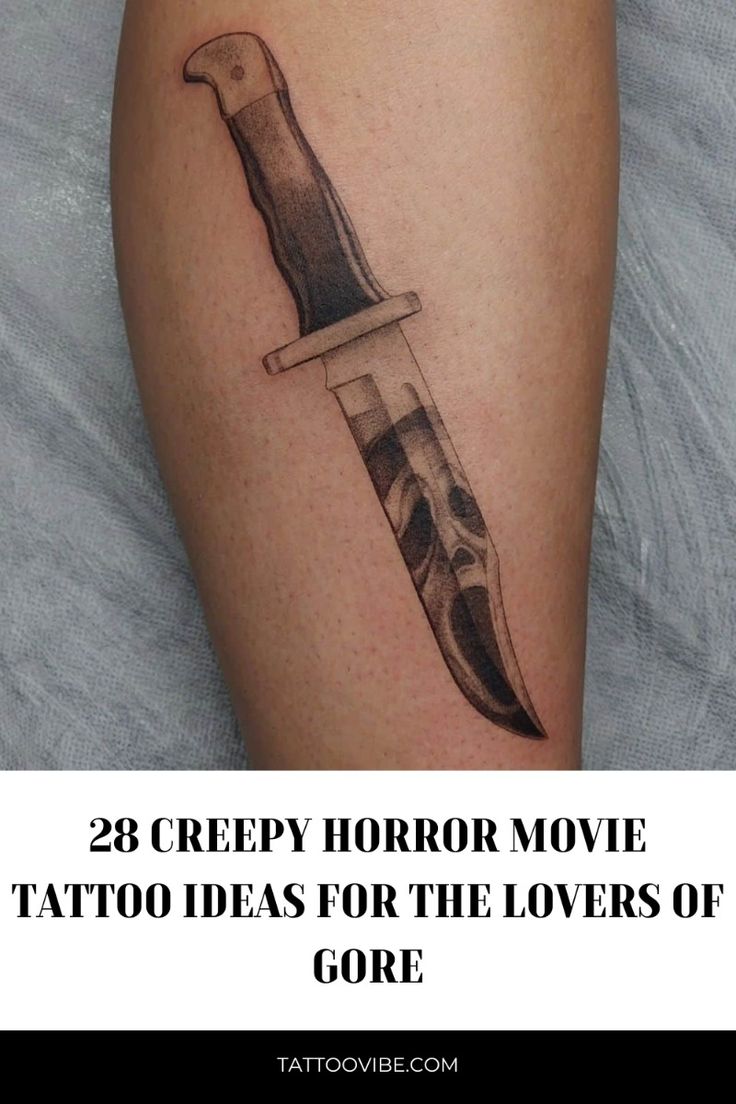28 Creepy Horror Movie Tattoo Ideas For The Lovers Of Gore