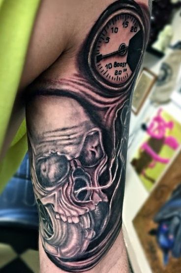 Car Tattoos For Men - Cool Automotive Design Ideas
