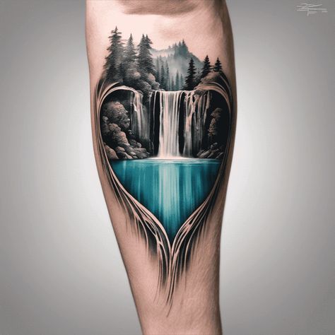 River Tattoo Men