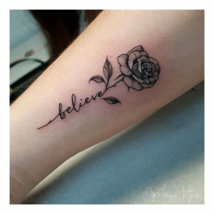 101 Best Believe Tattoo Ideas You'll Have To See To Believe!