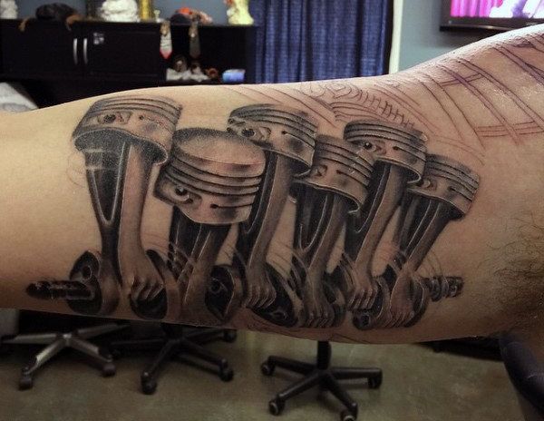 Car Tattoos For Men - Cool Automotive Design Ideas