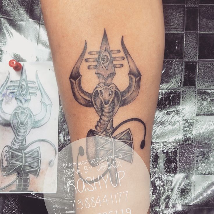 blackjacktattoostudio #blackjacktattoolucknow #lordshivatattoo  #thirdeyeswithtrishultattoo #trishultattoo