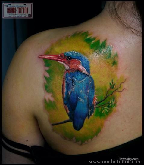 Kingfisher tattoo