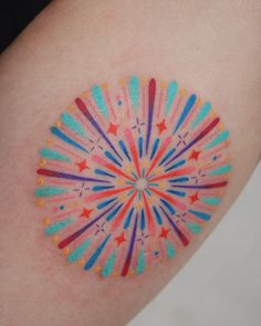 9 Firework tattoo ideas | firework tattoo, watercolor fireworks, black ink tattoos
