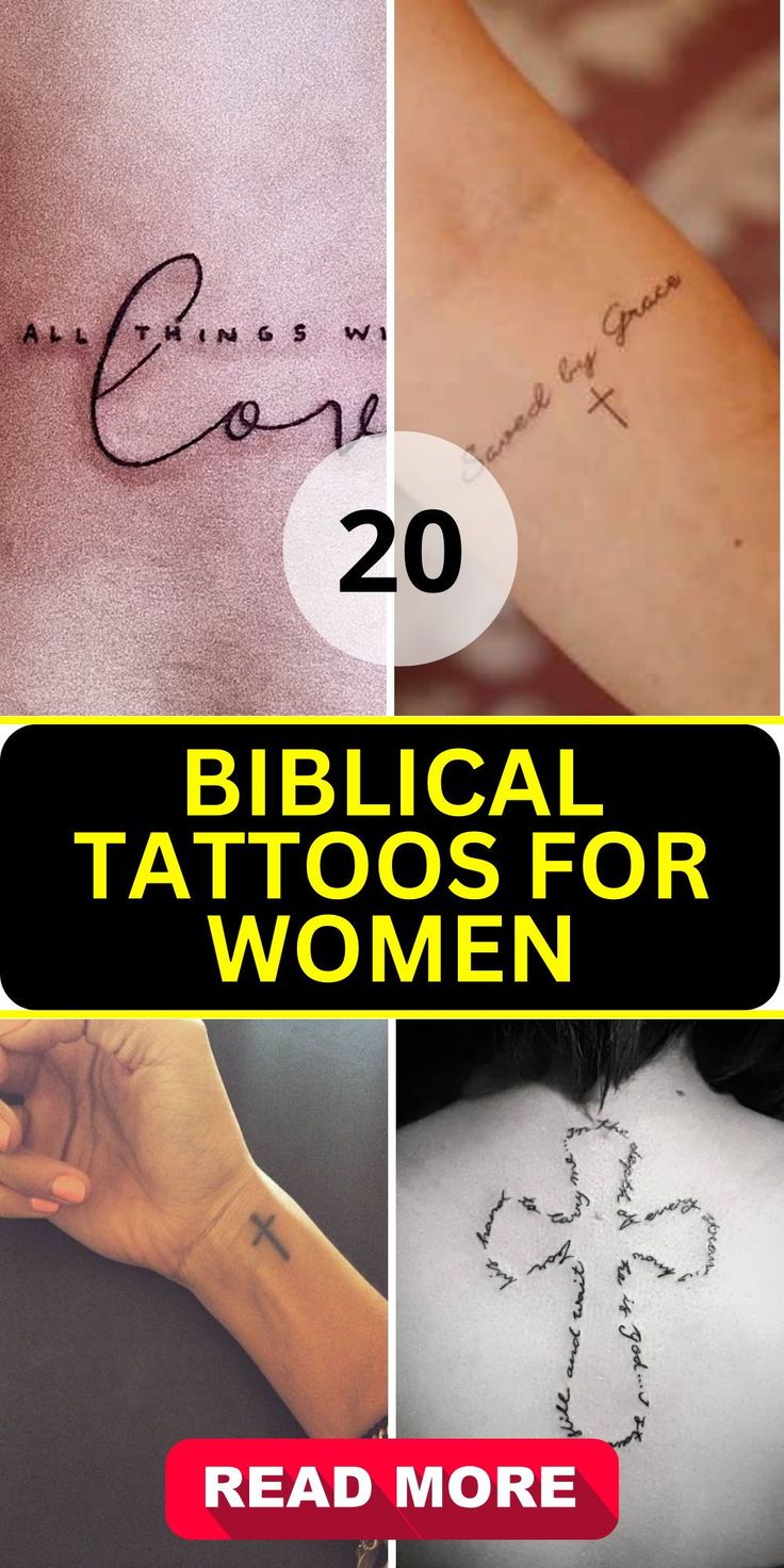 Small Bible Quotes for Your Arm: Biblical Tattoos for Women with Small and  Simple Designs