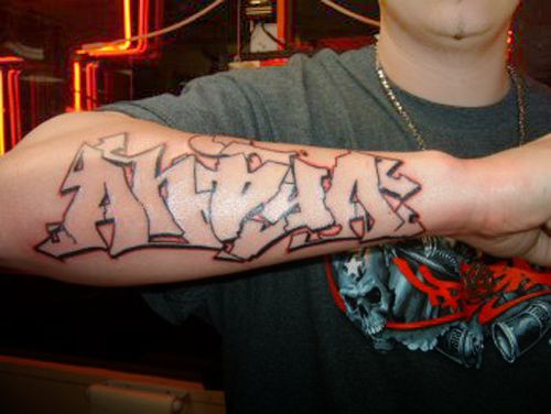 27 Intriguing Name Tattoos - Tattoo Me Now