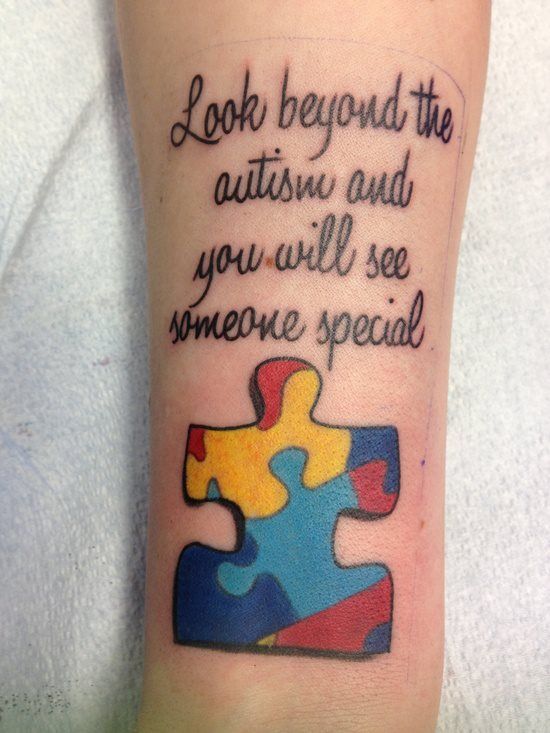 Autism tattoos
