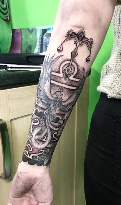 85 Unique Libra Tattoos to Compliment Your Personality and Body - Tattoo Me  Now