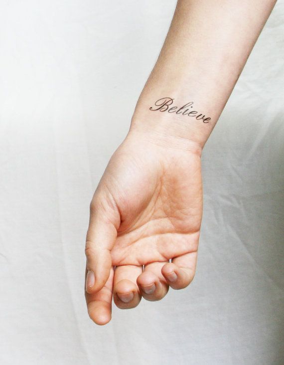 http://tattoomagz.com/tattoo-with-word-believe/wrist-believe-tattoo/