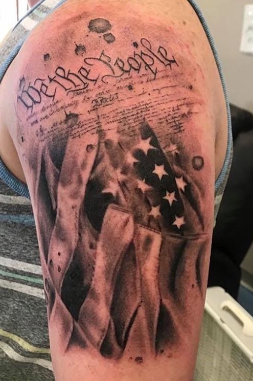 115 Patriotic American Flag Tattoos You Must See - Tattoo Me Now