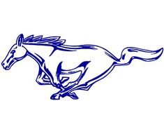 Discover 16 Mustang Horse Tattoo and Mustang Logo Ideas | horse stencil, racing memorial tattoo, fire horse and more
