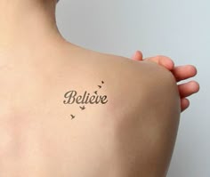 15 Believe Tattoo Ideas | believe tattoos, tattoos, tattoo designs