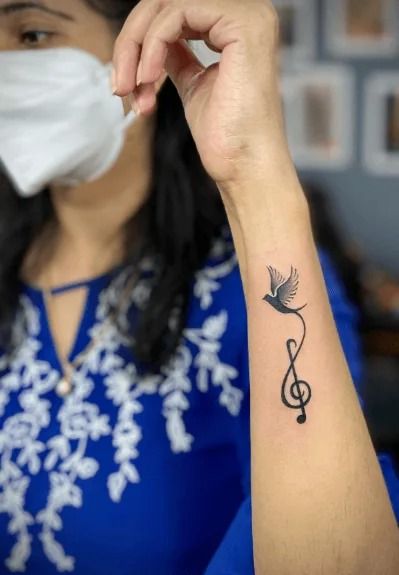 35 + Music Note Tattoo Ideas That Will Make Your Heart Sing