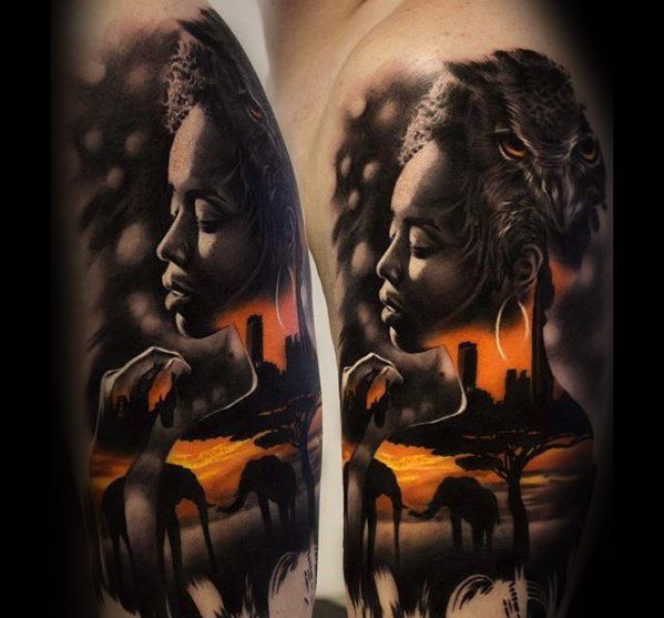 53 Africa Tattoo Designs for Men