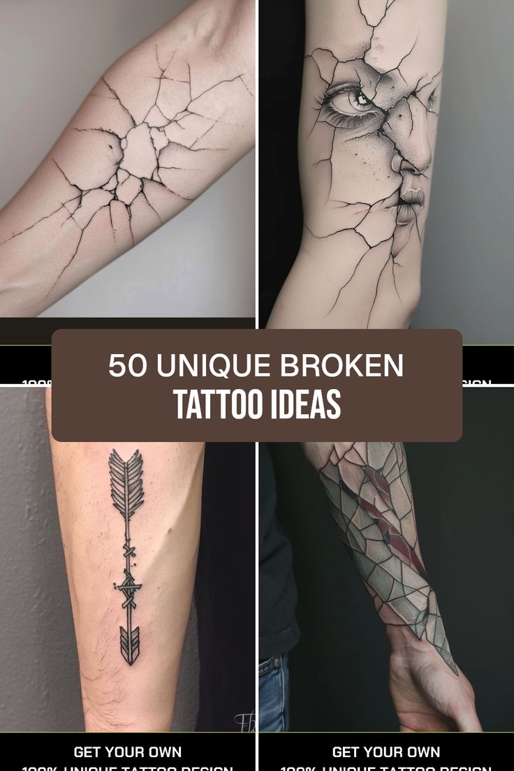 50 Unique Broken Tattoo Ideas