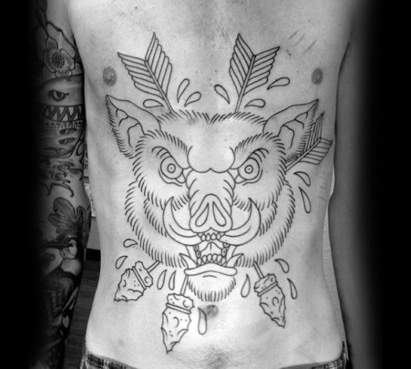 60 Cool Boar Tattoo Designs for Men
