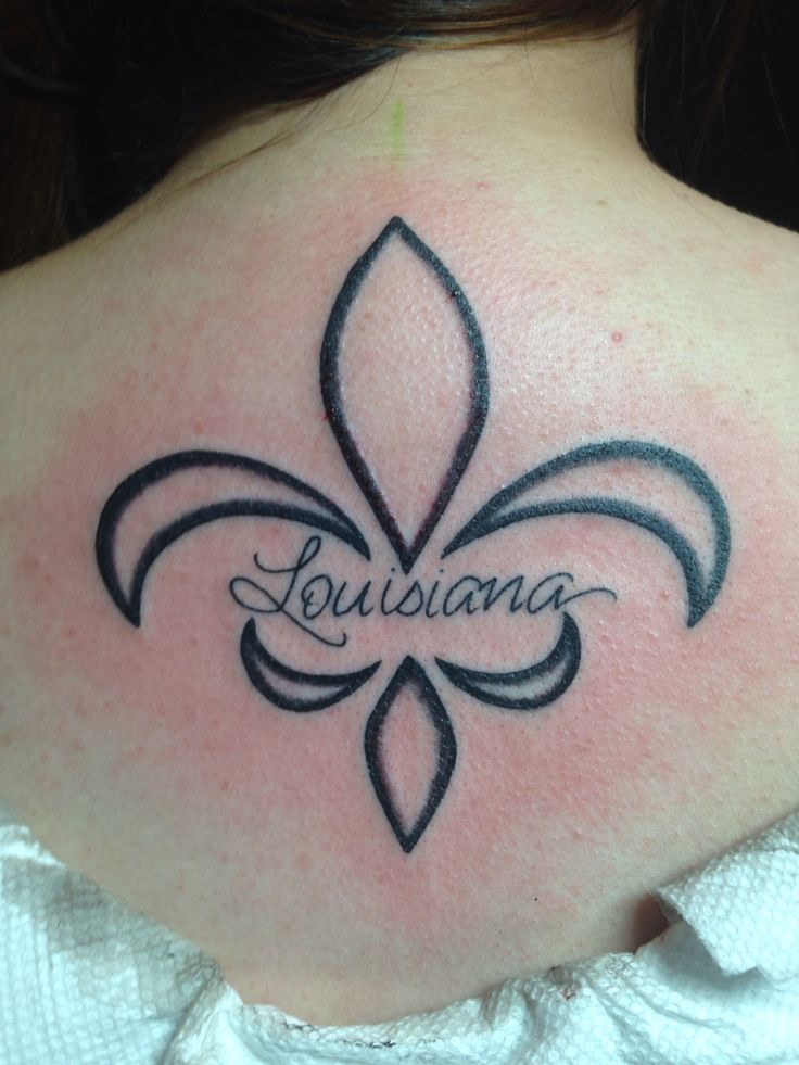 Fleur de Lis Louisiana tattoo