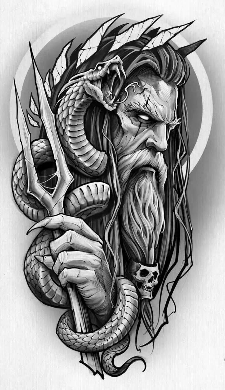 Pin by __zz__tt__ on Martyna tattoos | Leg tattoo men, Greek god