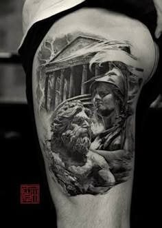 12 Athena Tattoo Ideas | athena tattoo, greek tattoos, thigh piece tattoos