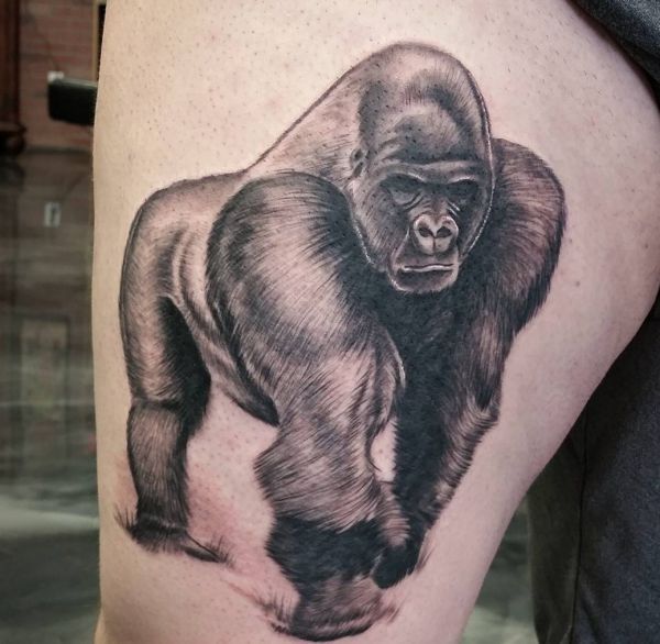 18 gorilla tattoos and their meanings