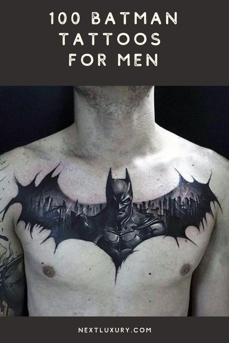 100 Batman Tattoos For Men - Superhero Ink Designs