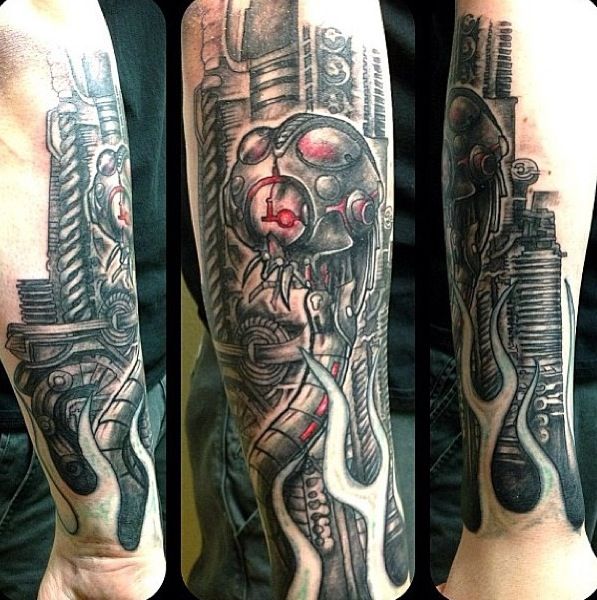Matrix Sentinel Tattoo by Saraloni at Club Tattoo