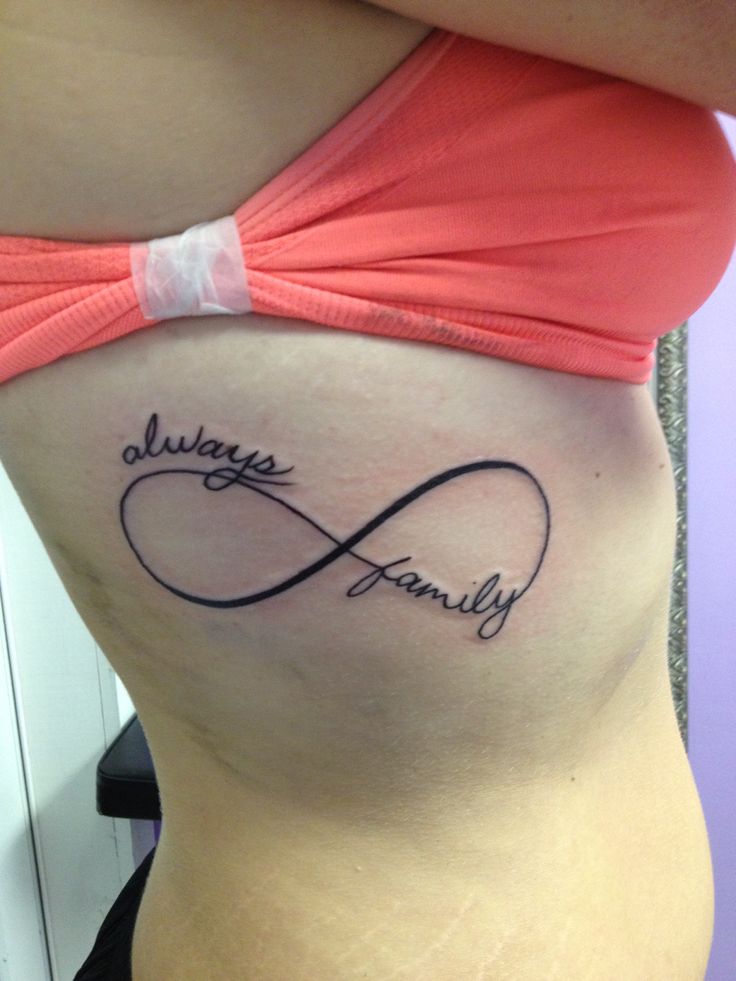 Tattoo. Meaning- Family, Always and Forever