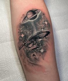 Minimalist Star Trek Tattoo