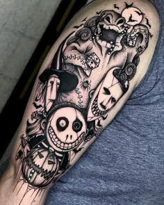 42 Best Jack skeleton tattoo ideas | nightmare before christmas tattoo, tim  burton tattoo, christmas tattoo