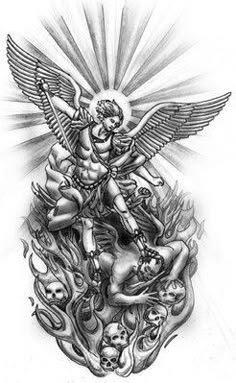 110 Best St michael tattoo ideas | st michael tattoo, archangel tattoo,  angel tattoo designs