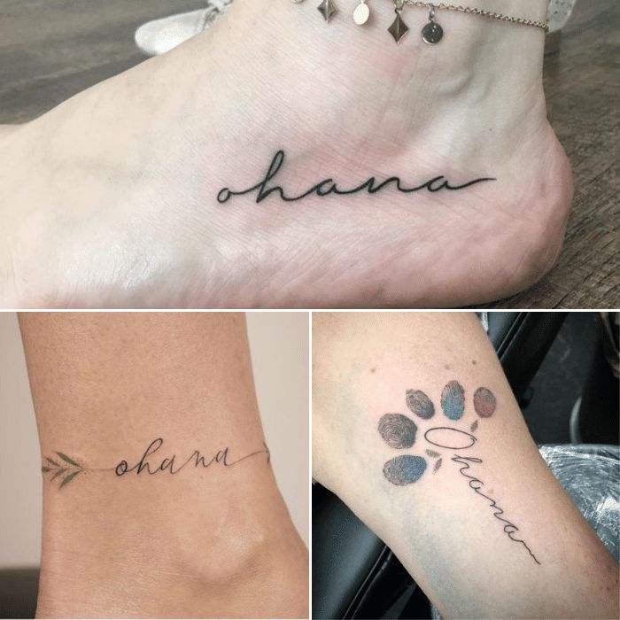 Best Ohana Tattoo Ideas - Family Tattoo - PositiveFox.com