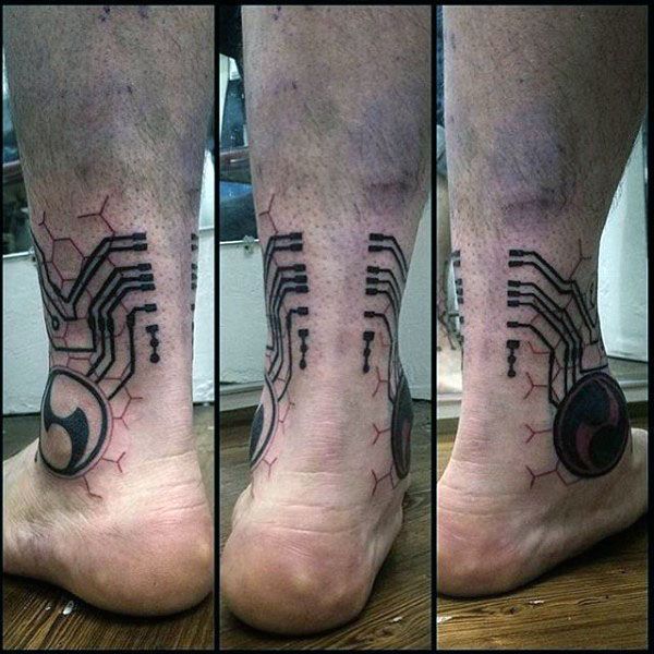 60 Cool Circuit Board Tattoo Designs for Men