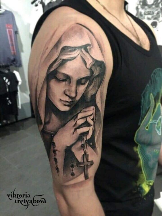 50+ Designs Catholic Mary Tattoo Ideas