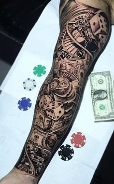 Discover 140 Poker Tattoos and Casino Tattoo Ideas | vegas tattoo, dice  tattoo, gambling tattoo and more