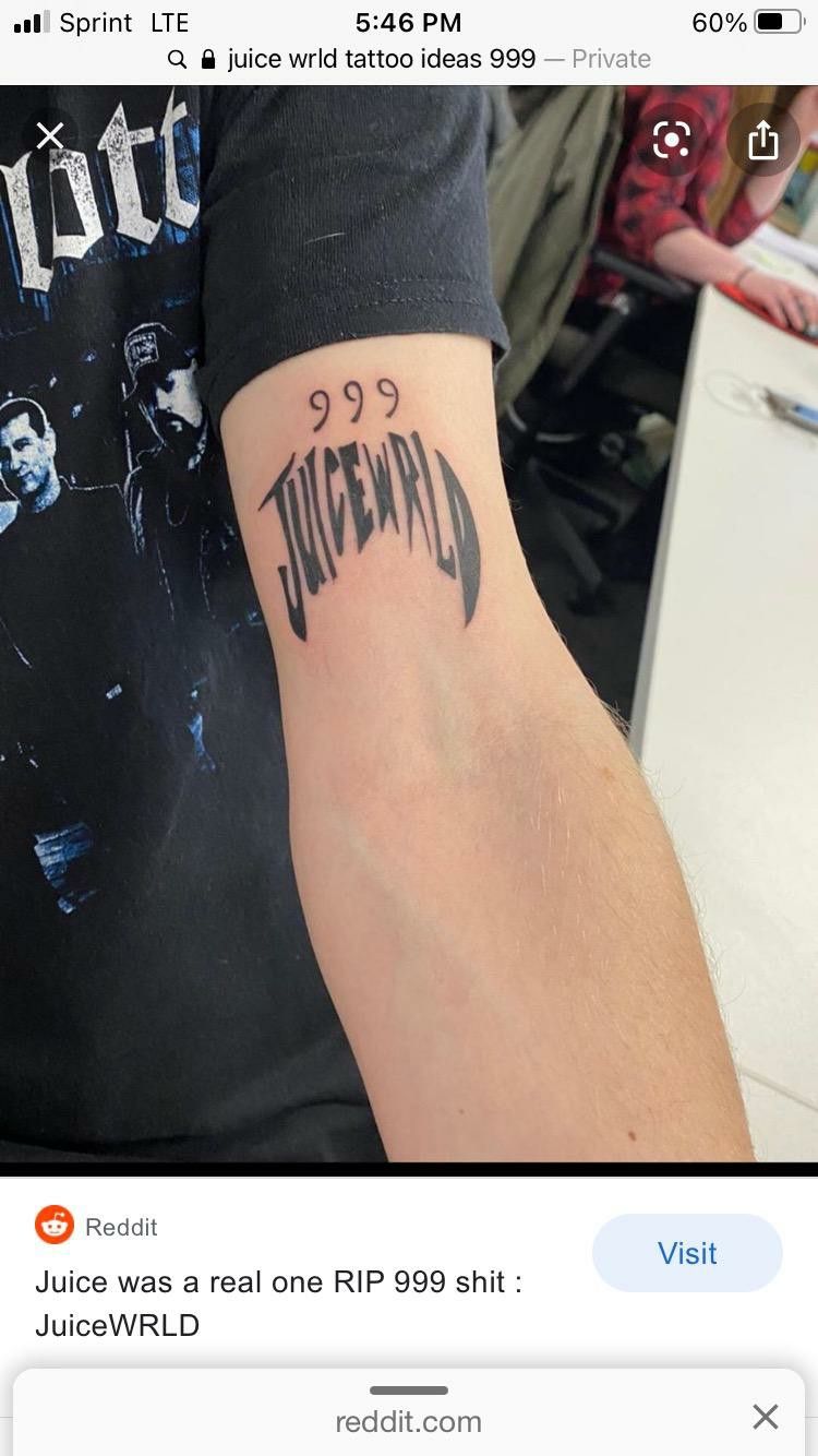 7 Juice WRLD Tattoo Ideas | juice wrld tattoos ideas, dope tattoos, hand  tattoos