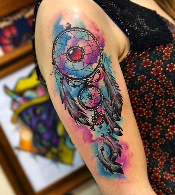 90 Dreamcatcher Tattoo Designs for Women | Art and Design