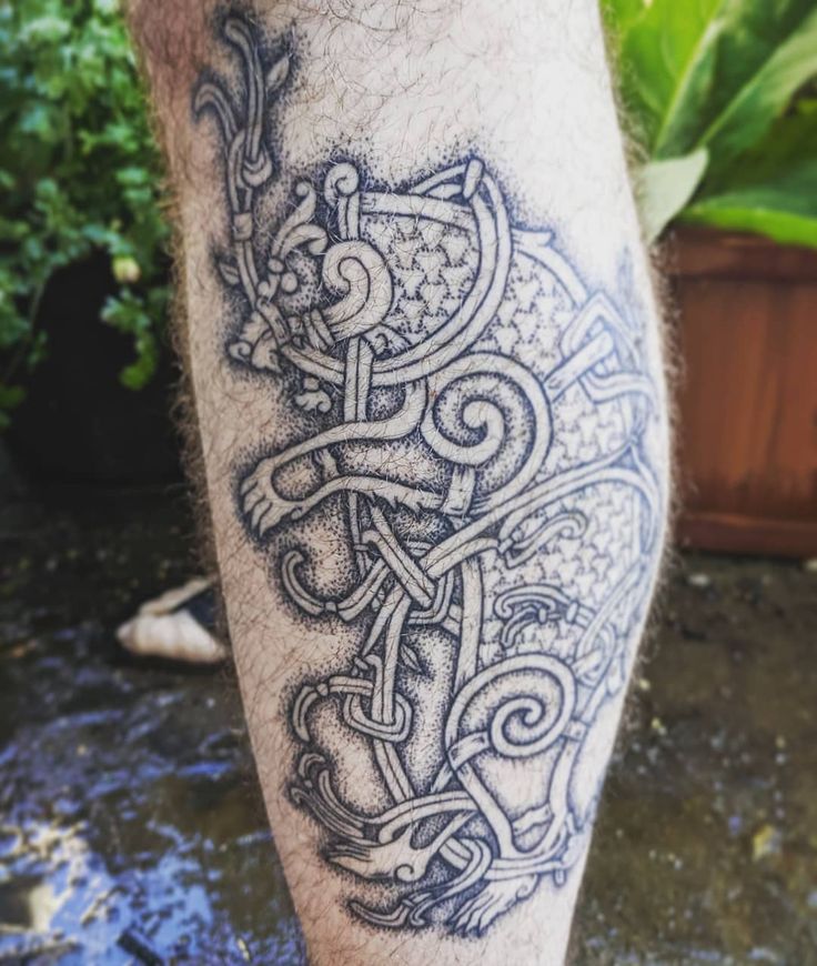 Nordic Bear Tattoo | Tattoo Ideas and Inspiration | Tattoo by Joy Shannon  and Design by Gloria Notarangelo